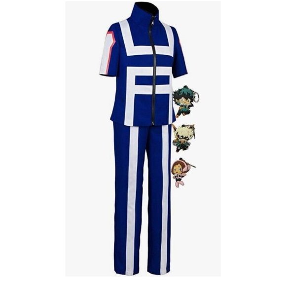 ZeroGoo Anime Mha Bnha Cosplay Costume Uniform Outfit Halloween Set  SMALL NEW - Picture 1 of 5
